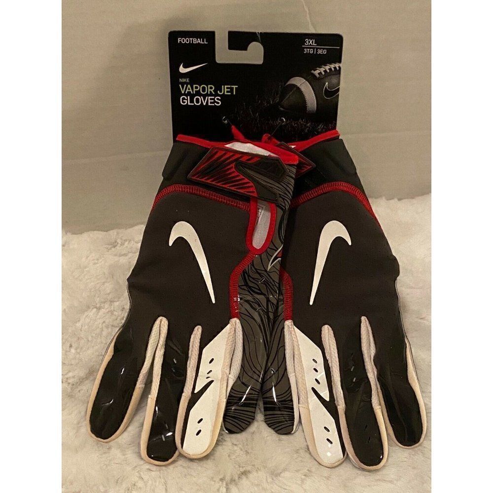 Nike Vapor Jet Buccaneers Football Gloves Black‎